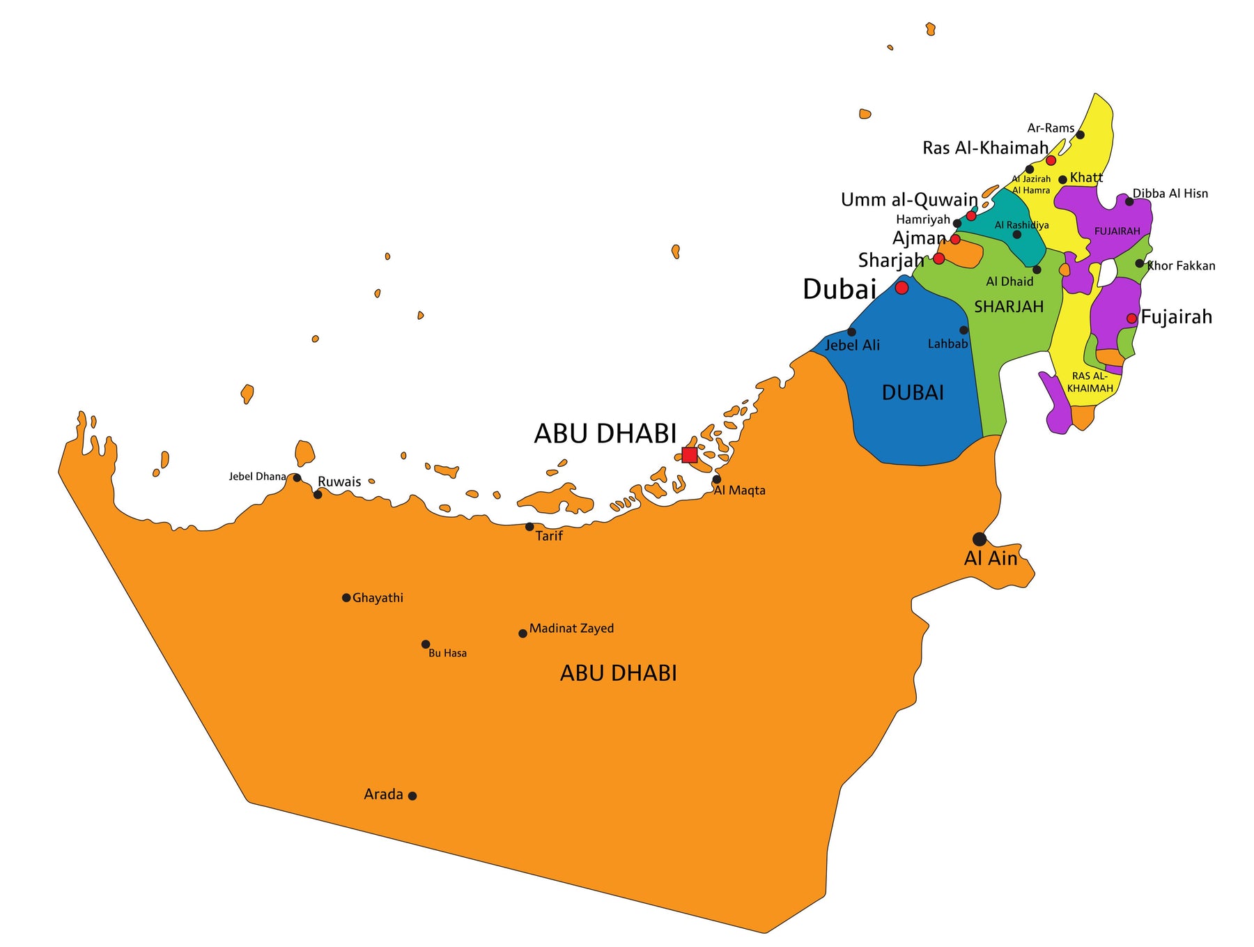 The Family Pass UAE partner map